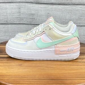 Nike Air Force 1 Shadow White Atmosphere Mint Foam Shoe CI0919-117 Womens Size 6